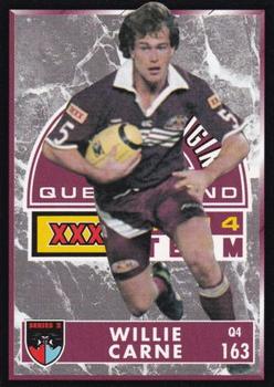 1994 Dynamic Rugby League Series 2 #163 Willie Carne Front